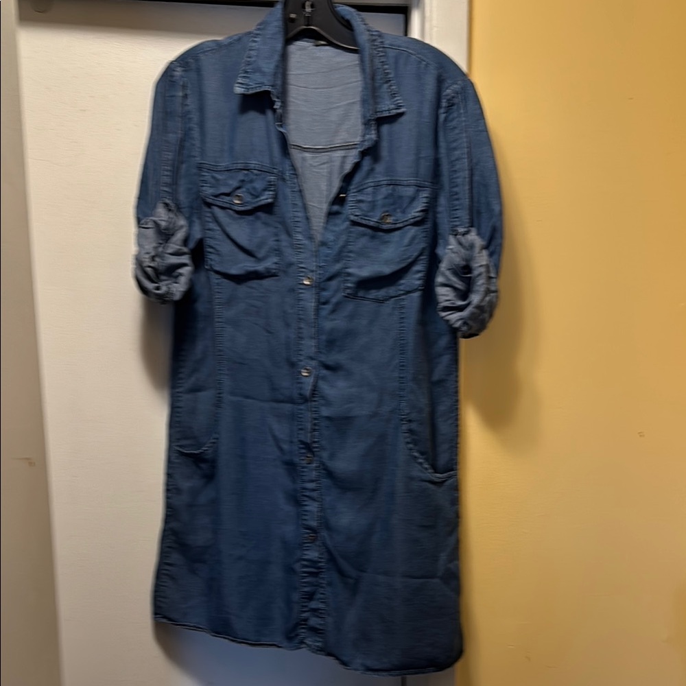 Denim Shirt Dress